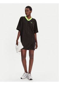 Adidas - adidas Sukienka codzienna adicolor Football Jacquard KB8152 Czarny Oversize. Okazja: na co dzień. Kolor: czarny. Materiał: syntetyk. Typ sukienki: oversize, proste. Styl: casual #5