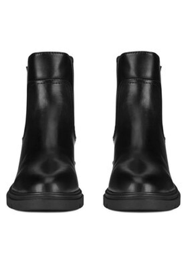 Jenny Fairy Sztyblety WYL3905-1 Czarny. Kolor: czarny. Materiał: materiał