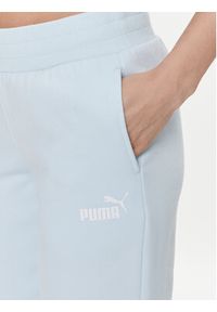 Puma Spodnie dresowe Ess 586841 Niebieski Regular Fit. Kolor: niebieski. Materiał: bawełna