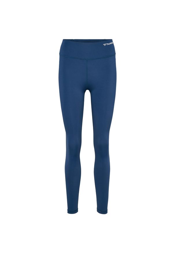 Damskie legginsy z wysokim stanem Hummel Mt Active. Stan: podwyższony. Kolor: niebieski