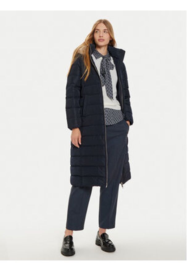 TOMMY HILFIGER - Tommy Hilfiger Kurtka puchowa Heritage WW0WW43601 Granatowy Regular Fit. Kolor: niebieski. Materiał: syntetyk