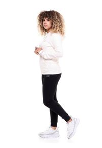 LEONE 1947 APPAREL - Damski dres z kapturem Shine On. Kolor: czarny, biały, wielokolorowy. Materiał: dresówka. Sport: fitness