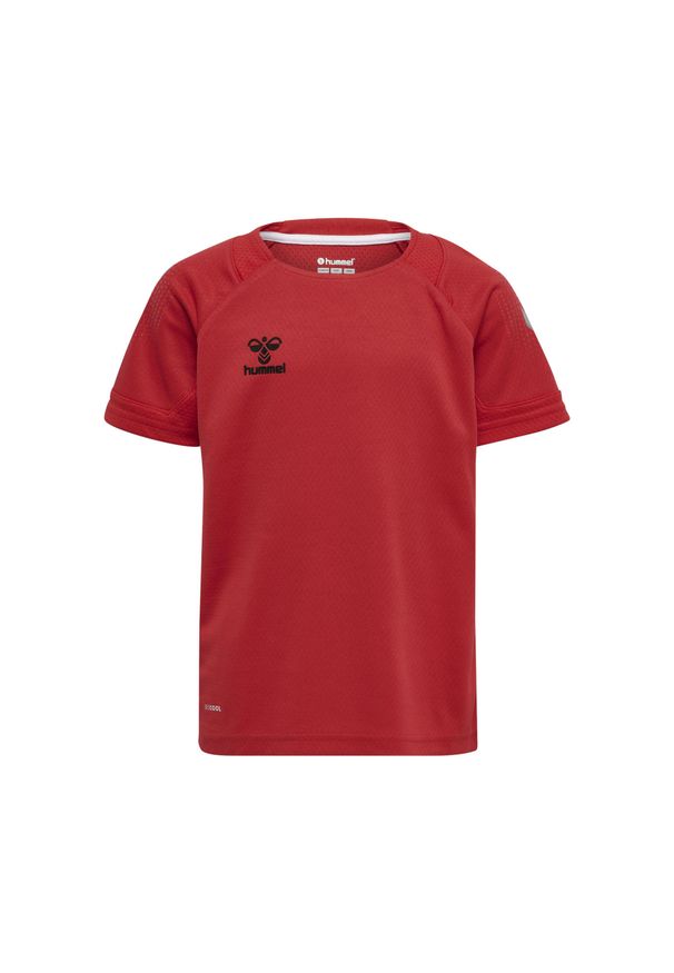Koszulka dziecięca Hummel Poly. Kolor: czerwony, wielokolorowy, różowy. Materiał: materiał. Sport: fitness, piłka nożna
