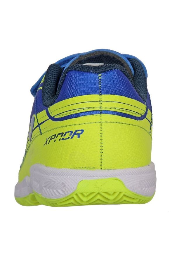 Buty piłkarskie Joma XPander 2204 In Jr XPJS2204INV wielokolorowe niebieskie. Zapięcie: rzepy. Kolor: wielokolorowy. Materiał: syntetyk, materiał. Szerokość cholewki: normalna. Sport: piłka nożna