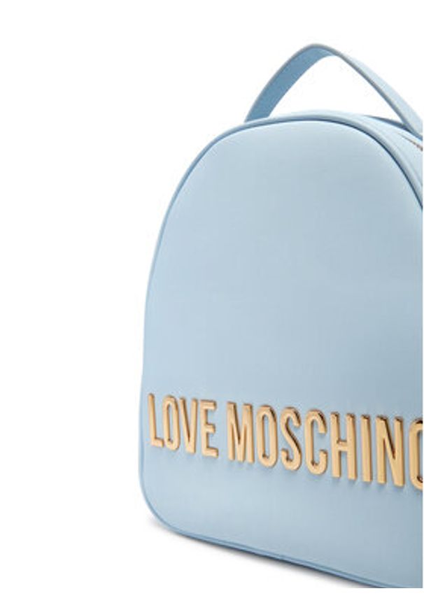 Love Moschino - LOVE MOSCHINO Plecak JC4197PP1MKD0712 Błękitny. Kolor: niebieski. Materiał: skóra
