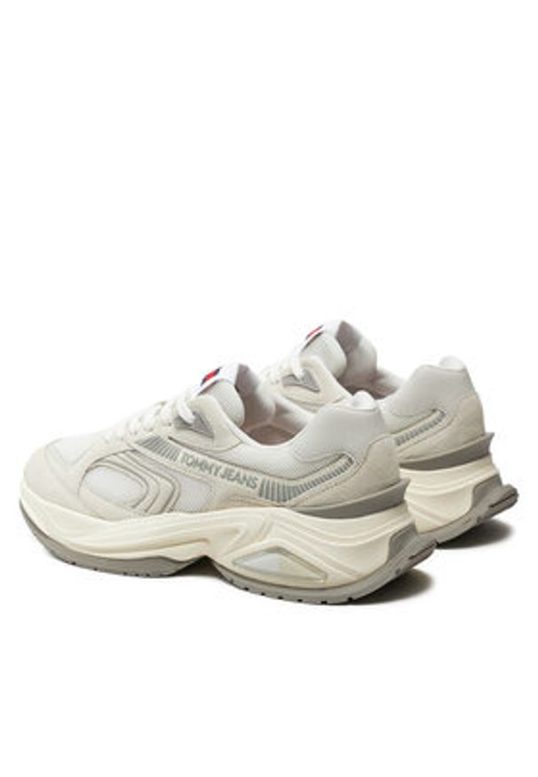 Tommy Jeans Sneakersy Tjm Confortable Runner EM0EM01416 Szary. Kolor: szary. Materiał: zamsz, skóra