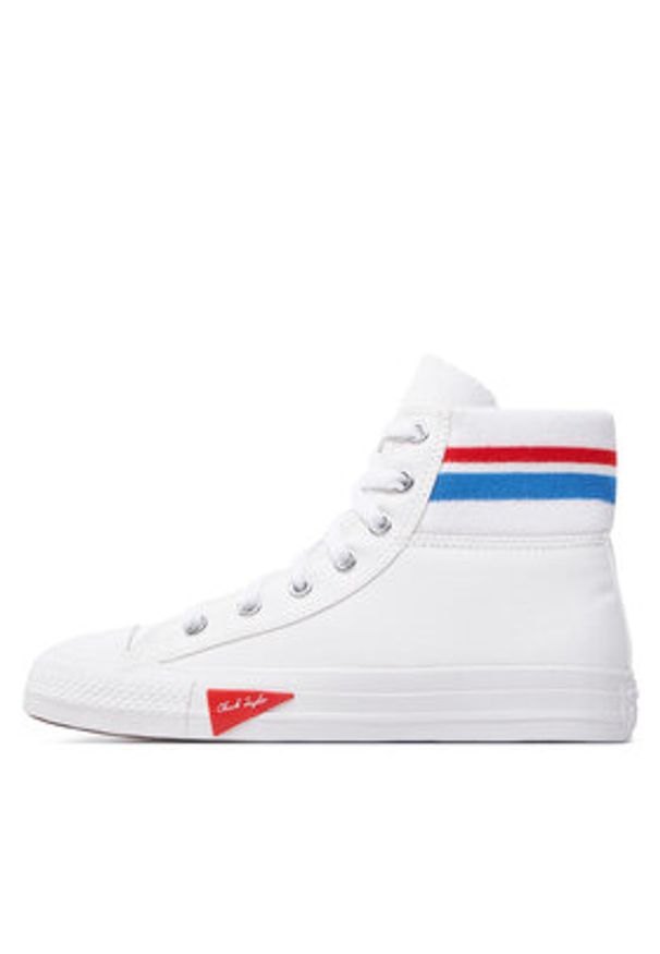Converse Trampki Chuck Taylor All Star Retro Sport A06314C Biały. Kolor: biały. Materiał: materiał. Styl: sportowy, retro