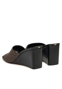 MICHAEL Michael Kors Klapki Merriam Wedge 40S5MMMS1B Brązowy. Kolor: brązowy. Materiał: skóra #5