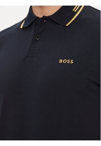 BOSS - Boss Polo Paul 50506193 Granatowy Slim Fit. Typ kołnierza: polo. Kolor: niebieski. Materiał: bawełna
