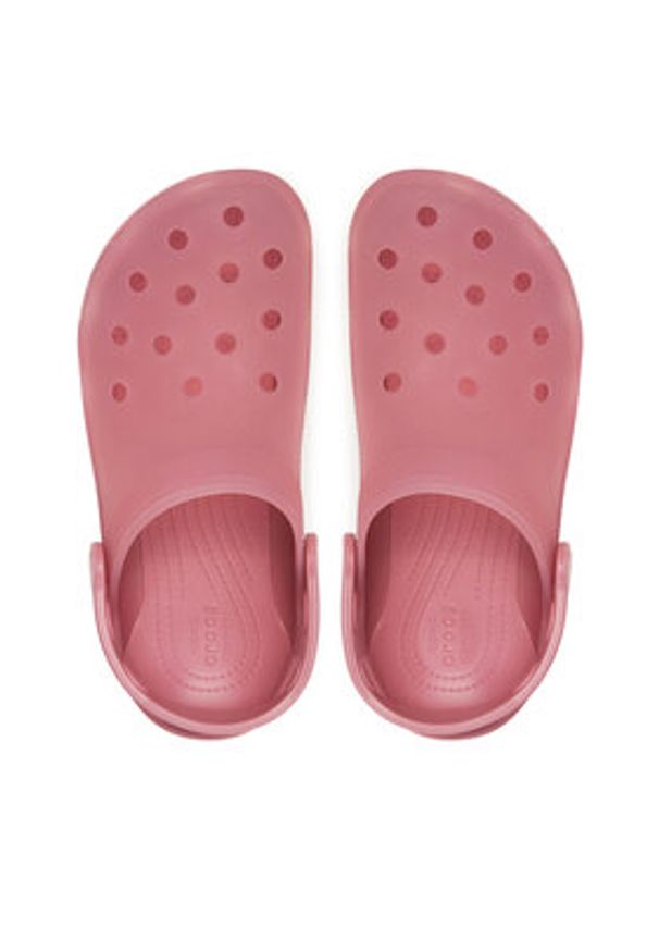 Crocs Klapki Classic Frosted Clog 210928 Różowy. Kolor: różowy