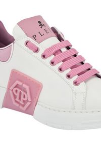 Philipp Plein - PHILIPP PLEIN Sneakersy SAFS USC0904 PLE005N Biały. Kolor: biały. Materiał: skóra #4