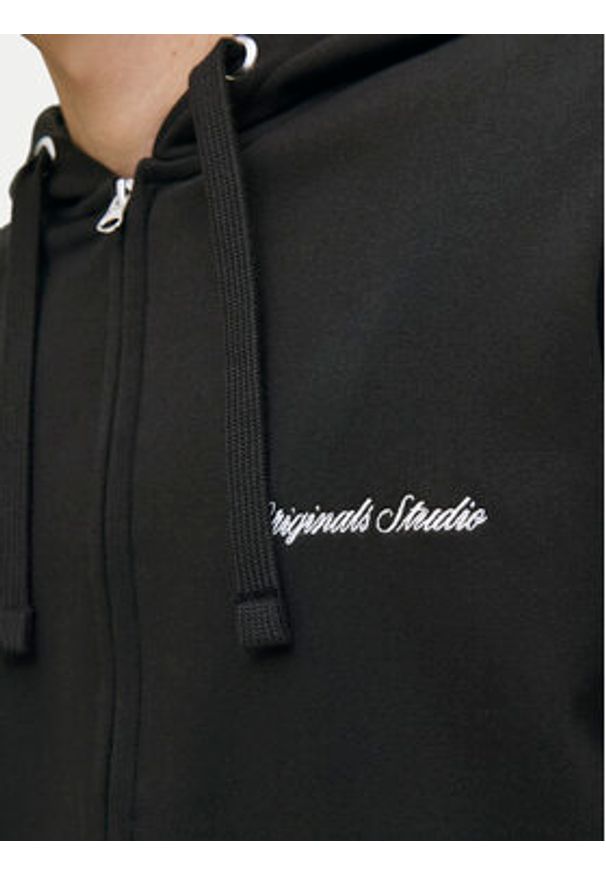 Jack & Jones Bluza Norrebro Emb 12282901 Czarny Regular Fit. Kolor: czarny. Materiał: bawełna