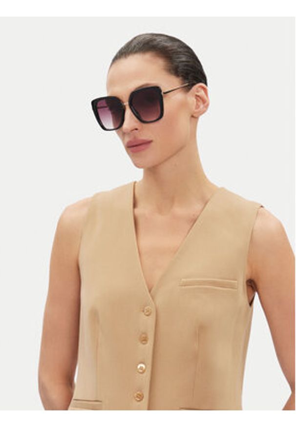Jenny - JENNY Okulary przeciwsłoneczne 4WF-021-SS25 Czarny. Kolor: czarny