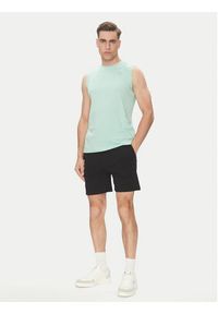 Kappa Tank top Logo Corpo Cadwal 303HZB0 Zielony Regular Fit. Kolor: zielony. Materiał: bawełna #4