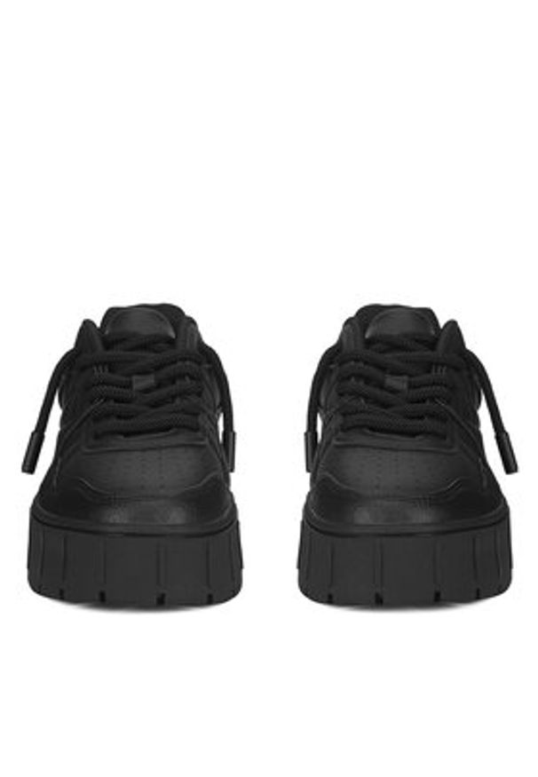 Jenny Fairy Sneakersy LZ0719-04 Czarny. Kolor: czarny. Materiał: skóra