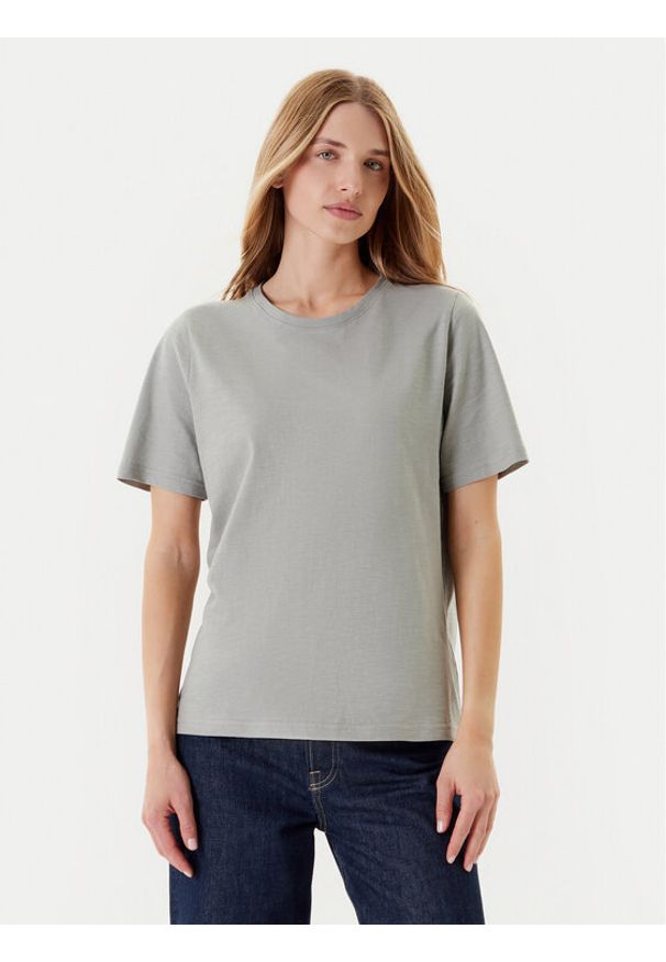 United Colors of Benetton - United Colors Of Benetton T-Shirt 3BVXD102P Szary Regular Fit. Kolor: szary. Materiał: bawełna