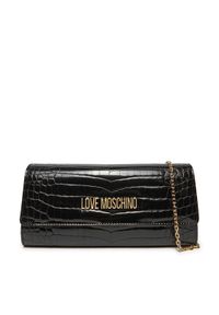 Love Moschino - LOVE MOSCHINO Torebka JC4294PP0LKJ0000 Czarny. Kolor: czarny. Materiał: skórzane