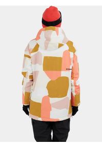 FUNDANGO - Anorak Damski Fundango Birch ECO Logo. Kolor: biały, żółty, różowy, wielokolorowy. Sezon: zima. Sport: narciarstwo