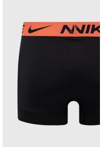 Nike Bokserki (3-pack) męskie kolor czarny. Kolor: czarny. Materiał: tkanina, skóra, włókno #5