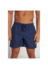 JAY-PI - Męskie Kąpielówki beachwear elastyczny pas. Kolekcja: plus size. Kolor: niebieski. Materiał: poliester, materiał #1