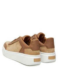 Max Mara Sneakersy Maxi 2524766071650 Brązowy. Kolor: brązowy. Materiał: skóra, zamsz #2