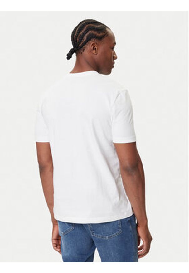 BOSS T-Shirt Te_Wheel 50546381 Biały Regular Fit. Kolor: biały. Materiał: bawełna