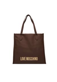 Love Moschino - LOVE MOSCHINO Torebka JC4020PP1NKD0301 Brązowy. Kolor: brązowy. Materiał: skórzane