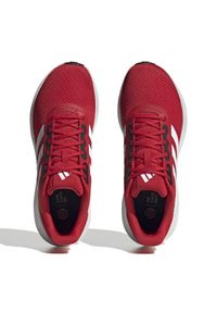 Adidas - Buty adidas Runfalcon 3.0 M HP7547 czerwone. Zapięcie: sznurówki. Kolor: czerwony. Materiał: materiał, guma. Szerokość cholewki: normalna. Model: Adidas Cloudfoam