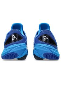 Buty do tenisa męskie Asics Gel Court Novak Ff 3 Clay. Kolor: niebieski. Materiał: syntetyk, materiał. Szerokość cholewki: normalna. Sport: tenis