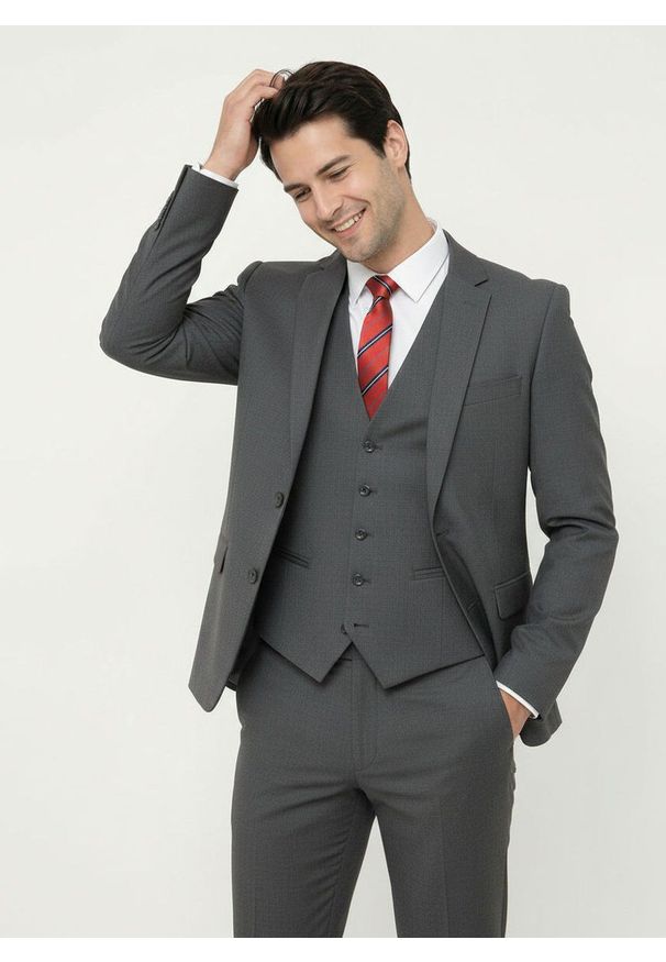 Klasyczny Krawat Klubowy - Alties - Pomarańczowy w Prążek. Kolor: pomarańczowy. Materiał: tkanina. Wzór: prążki. Styl: klasyczny