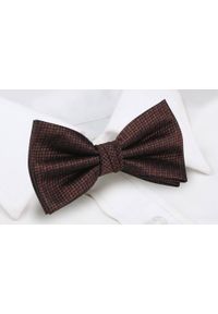 Mucha Męska z Poszetką (Zestaw) - Chattier - Kolor Ciemnej Miedzi. Styl: sportowy, elegancki