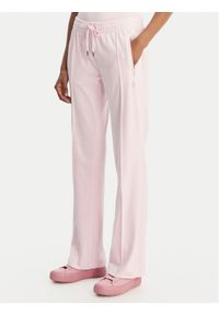Juicy Couture Spodnie dresowe Tina JCWBJ126327 Różowy Straight Leg. Kolor: różowy. Materiał: syntetyk #1