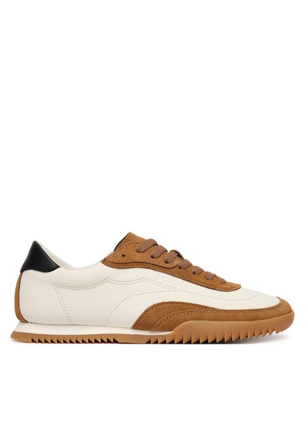 Sneakersy BOSS. Kolor: beżowy