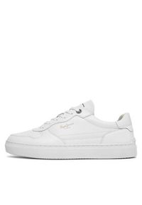 Pepe Jeans Sneakersy Camden Class M PMS00009 Biały. Kolor: biały. Materiał: skóra #5