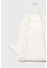 Love Moschino plecak damski kolor biały mały wzorzysty. Kolor: biały