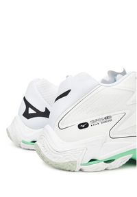 Mizuno Buty halowe Wave Lightning Z8 Mid V1GA2405 Biały. Kolor: biały. Materiał: skóra. Model: Mizuno Wave