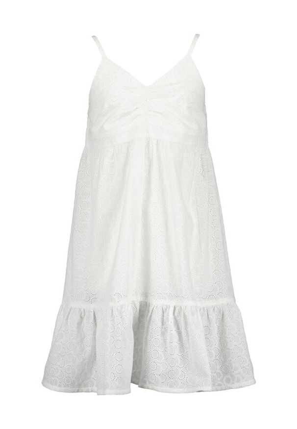 Blue Seven Sukienka letnia 542087 X Biały Regular Fit. Kolor: biały. Materiał: bawełna. Sezon: lato