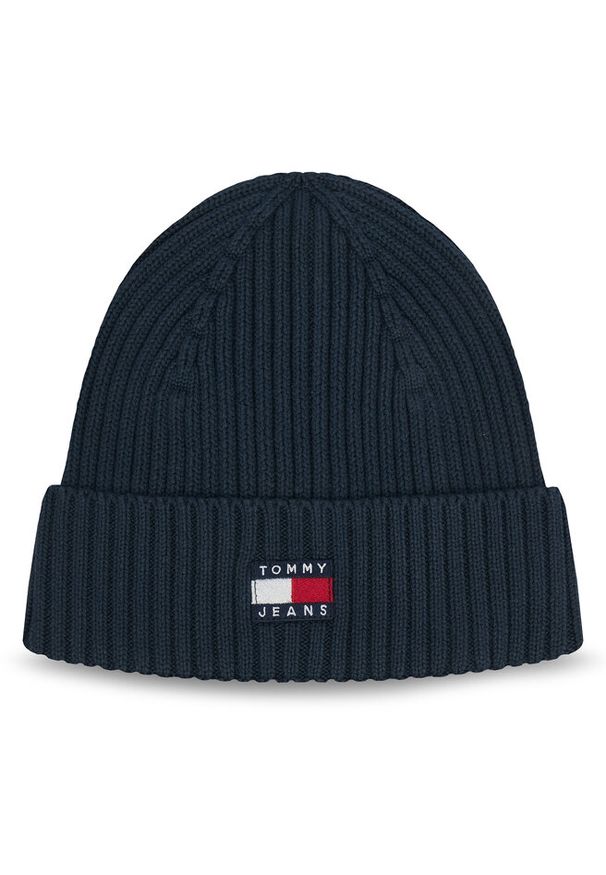 Czapka Tommy Jeans. Kolor: niebieski