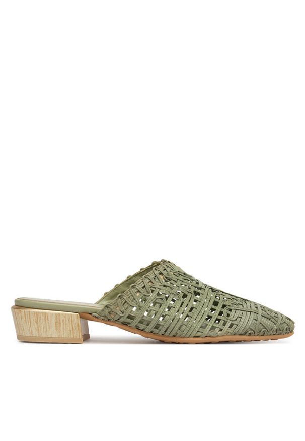 Hispanitas Klapki HV264790 C001 Zielony. Kolor: zielony. Materiał: materiał