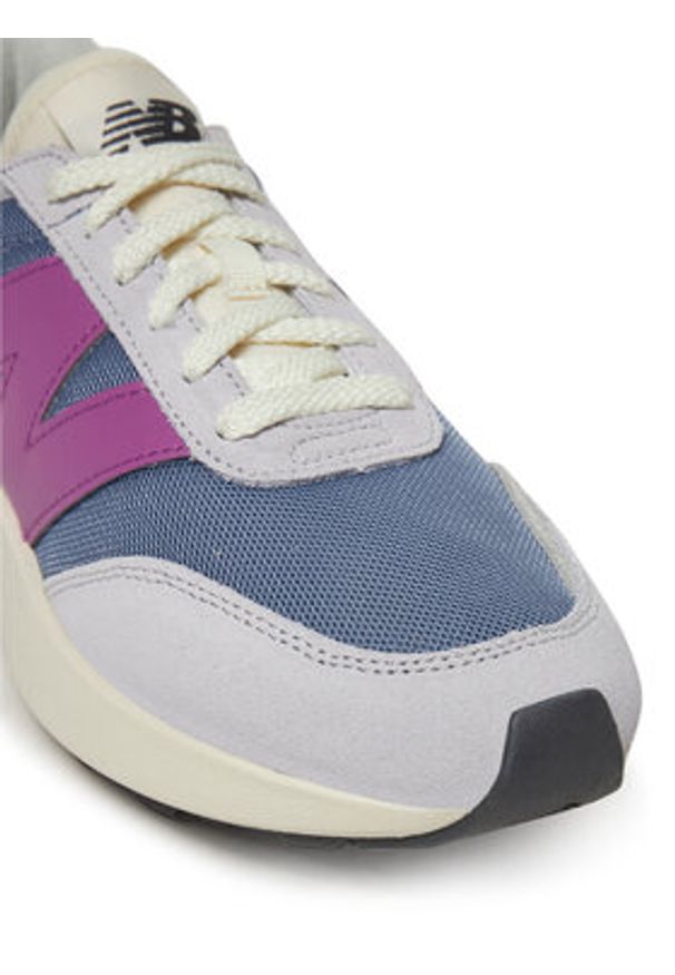 New Balance Sneakersy U370DC Granatowy. Kolor: niebieski. Materiał: skóra, zamsz