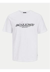 Jack & Jones - Jack&Jones T-Shirt Joraruba 12255452 Biały Standard Fit. Kolor: biały. Materiał: bawełna