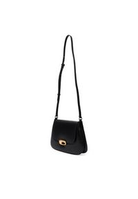 Calvin Klein Torebka Hardware Flap Medium Crossbody LV04F3401G Czarny. Kolor: czarny. Materiał: skórzane #3