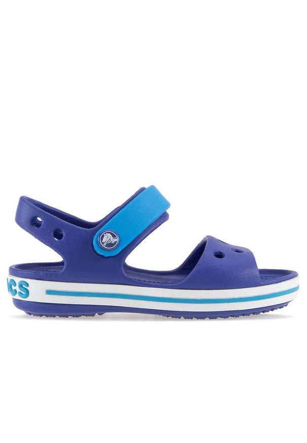 Sandały Crocs Crocband Sandal 12856-4BX - granatowe. Kolor: niebieski. Materiał: materiał. Styl: klasyczny