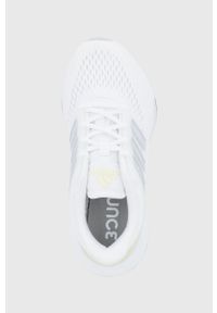 Adidas - adidas buty do biegania EQ21 GZ0591 kolor biały. Zapięcie: sznurówki. Kolor: biały. Materiał: materiał. Szerokość cholewki: normalna #3