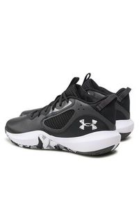 Under Armour Buty do koszykówki Ua Lockdown 6 3025616-001 Czarny. Kolor: czarny. Materiał: skóra. Sport: koszykówka #4