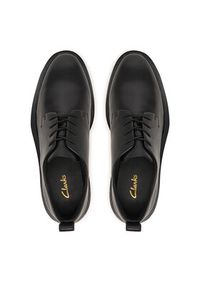 Clarks Oxfordy Previa Lace 26327263 Czarny. Kolor: czarny. Materiał: skóra #3