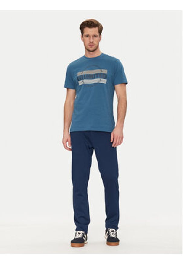 Blend Spodnie materiałowe 20717828 Niebieski Slim Fit. Kolor: niebieski. Materiał: syntetyk