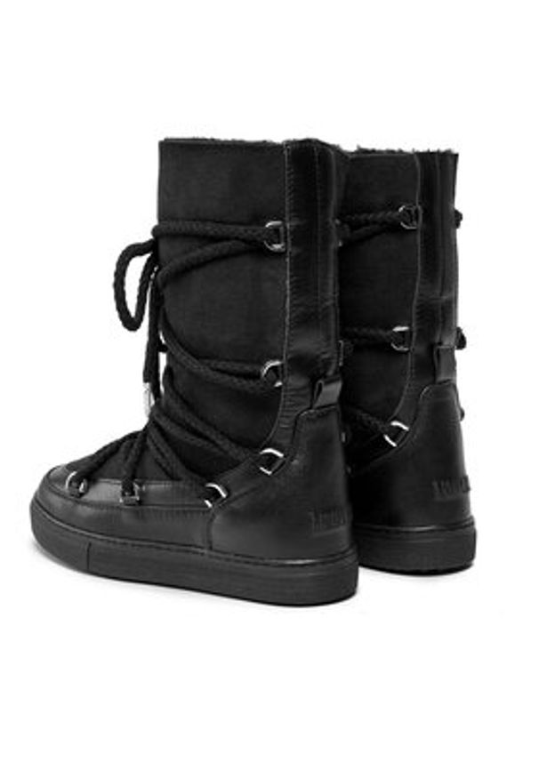 Inuikii Śniegowce Classic High 75107-096 Czarny. Kolor: czarny. Materiał: skóra, zamsz