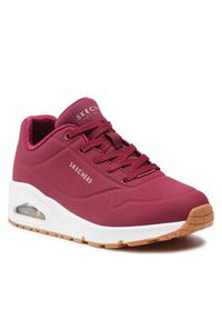 skechers - Skechers Sneakersy Stand On Air 73690/BURG Bordowy. Kolor: czerwony. Materiał: skóra #4