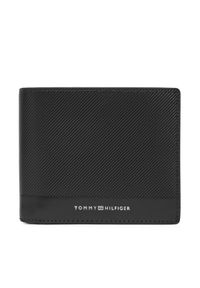 TOMMY HILFIGER - Tommy Hilfiger Duży Portfel Męski Th Foundation Extra Cc And Coin AM0AM13509 Czarny. Kolor: czarny. Materiał: skóra